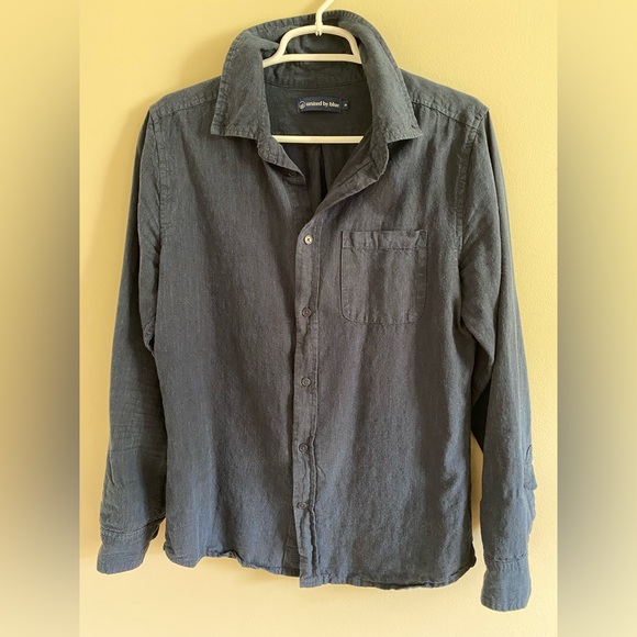 United By Blue Soft Hemp button down shirt. Size Small. - Picture 2 of 6